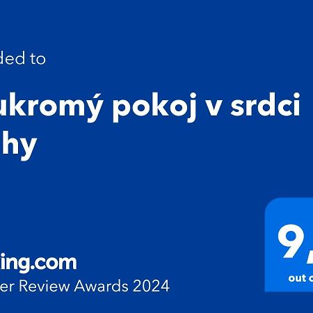 布拉格Soukromy Pokoj V Srdci Prahy公寓 外观 照片